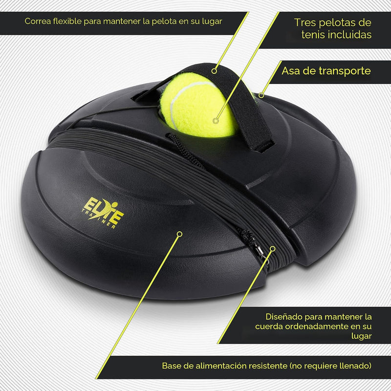 Juego de pelotas de rebote de tenis
