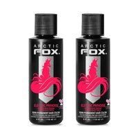 ARCTIC FOX Semi-Permanent Hair Dye - Electric Paradise UV Reactive - 2x4 oz
