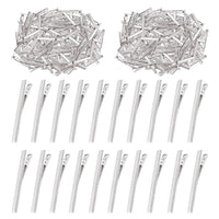 Swpeet 200Pcs 3inch - 7.5cm Alligator Hair Clips Kit, Perfect for Metal Duck Bill Hair Clips Flat Top Single Prong Hairpins for Hair Styling DIY Accessories