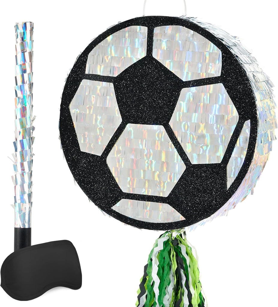 WERNNSAI Soccer Ball Piñata, Soccer Birthday Party Decorations Piñata