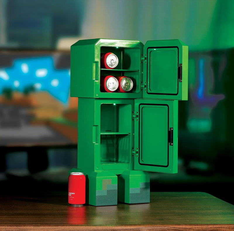 Ukonic Minecraft Legends Creeper Mini Fridge 8L