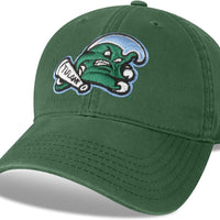 Legacy NCAA Officially Licensed Baseball Hat, Tulane Green Wave, Lightweight Cap for Men & Women, Relaxed Twill Adjustable (EZA), Dark Green, One Size Fits Most, Adjustable Fabric Closure