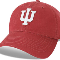 Legacy NCAA Officially Licensed Baseball Hat, Indiana Hoosiers, Lightweight Cap for Men & Women, Relaxed Twill Adjustable (EZA), Cardinal, One Size Fits Most, Adjustable Fabric Closure