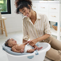 Skip Hop Wave 4 en 1 Grow with Baby Bañera para Bebé con Hamaca y Respaldo