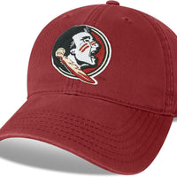 Legacy NCAA Officially Licensed Baseball Hat, Florida State Seminoles, Lightweight Cap for Men & Women, Relaxed Twill Adjustable (EZA), Garnet, One Size Fits Most, Adjustable Fabric Closure