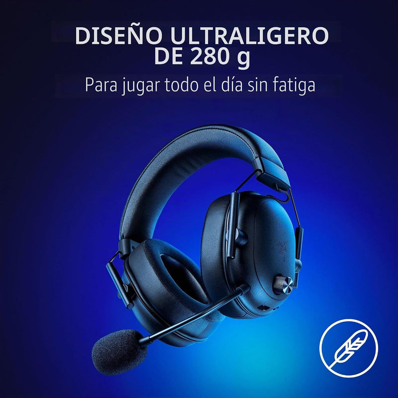 Razer BlackShark V2 HyperSpeed Wireless PC Gaming Headset, 2.4GHz, Black