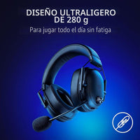 Razer BlackShark V2 HyperSpeed Wireless PC Gaming Headset, 2.4GHz, Black