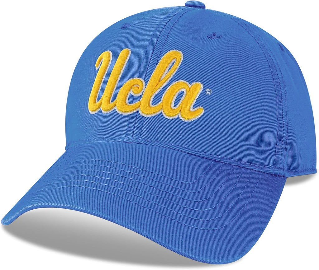 Legacy NCAA Officially Licensed Baseball Hat, UCLA Bruins, Lightweight Cap for Men & Women, Relaxed Twill Adjustable (EZA), Allegheny Blue, One Size Fits Most, Adjustable Fabric Closure