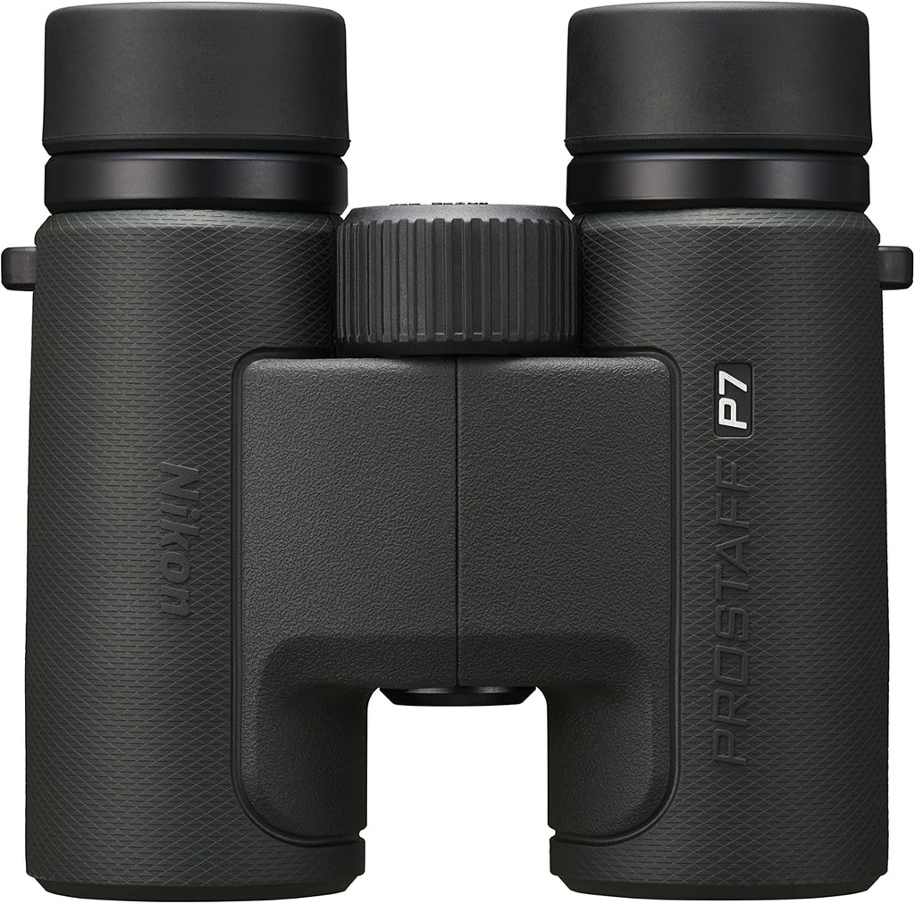 Nikon PROSTAFF P7 8x30 Binocular | Waterproof, fogproof, rubber-armored compact Binocular, oil & water repellent coating & locking diopter | Official Nikon USA Model