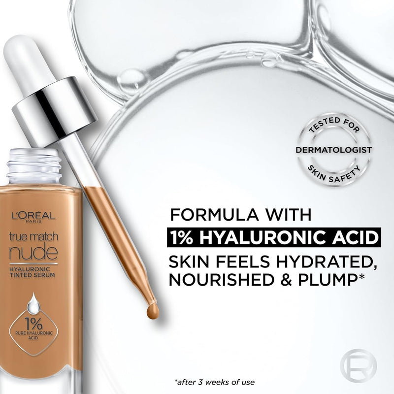 L'Oreal Paris True Match Nude Tinted Serum Foundation, Light 2-3