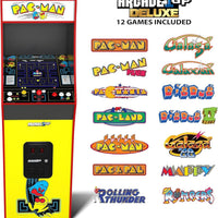 Arcade1Up PAC-Man Deluxe Arcade Machine for Home - 5 Feet Tall - 14 Classic Games
