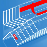 12PCS Clear Self-Adhesive Wall Corner Protectors，Corner Guards & Edge Protector for Wall Door Frame Cabinet Baseboard &