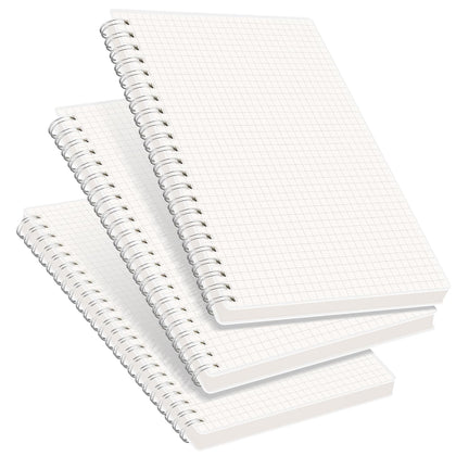 RETTACY Graph Grid Paper Notebook, 160 Pages per Pack, A5 (5.7'' × 8.3'')
