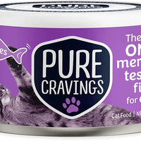 Pure Cravings Wet Cat Food Canned Sardines Cutlets in Gravy, Every Catch is Mercury-Tested, Moist Can Fish for Cats, Grain-Free, Protein, Non-GMO, Pack of 12