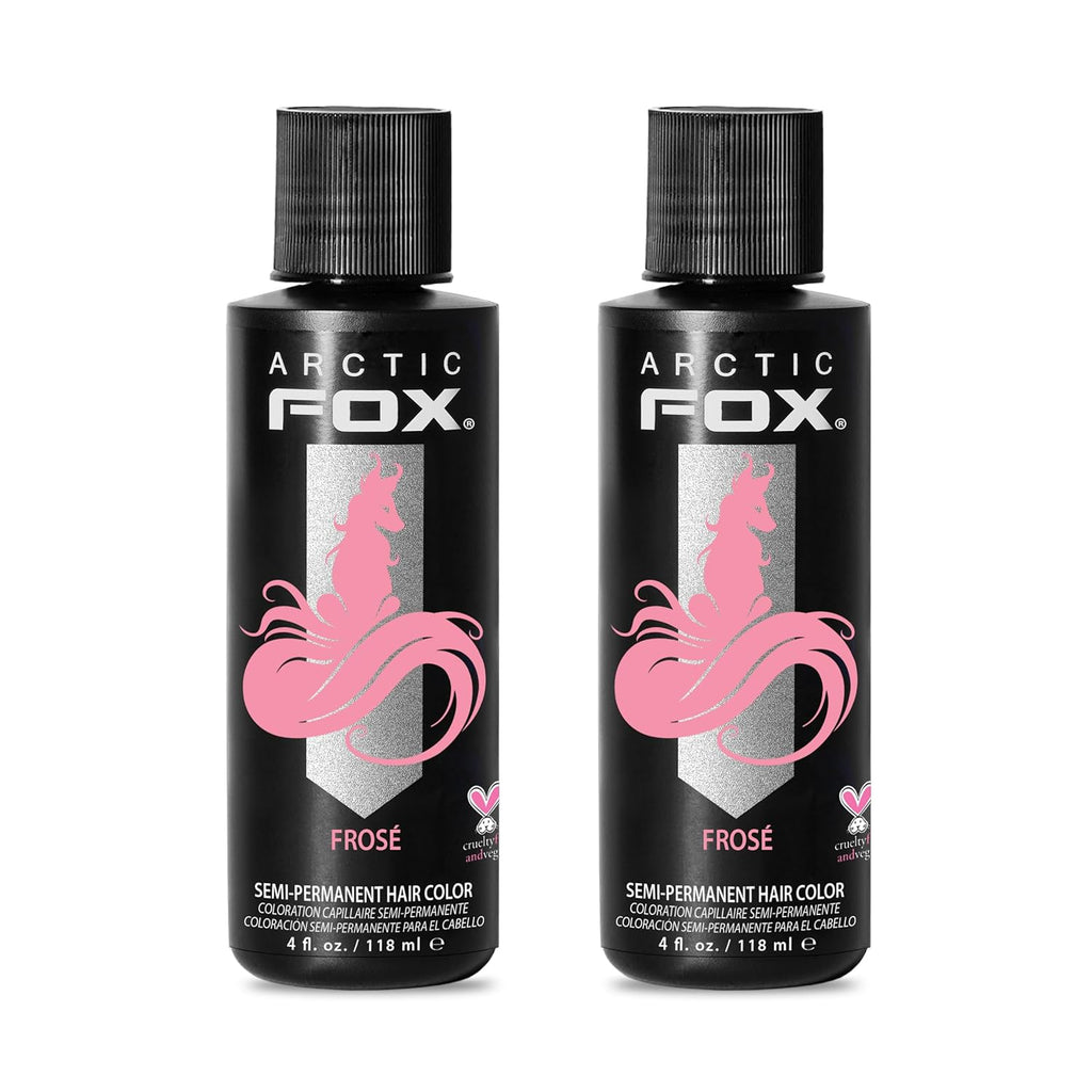 ARCTIC FOX Semi-Permanent Hair Dye Frose - Vegan, Ammonia-Free - 2 x 4 oz