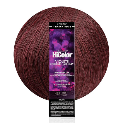 L'Oréal Technique HiColor Violet & Blacks Permanent Color - Black Sapphire