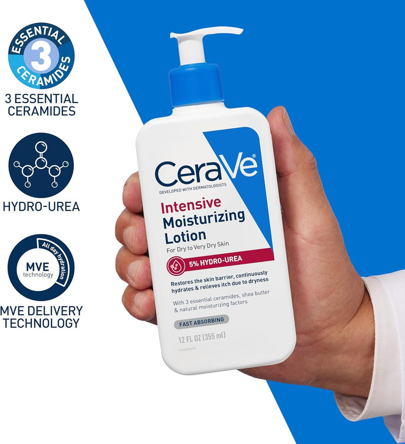 CeraVe Intensive Moisturizing Lotion, Shea Butter Body Lotion, 16oz