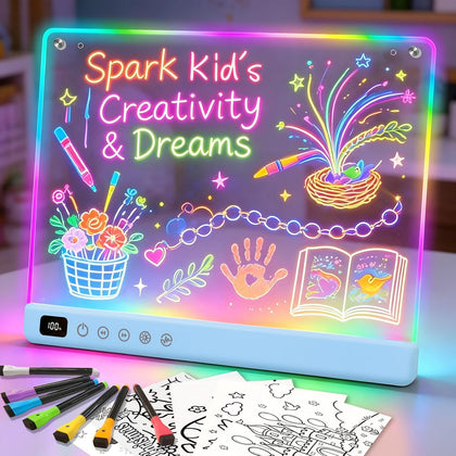 Lumiboard Led Drawing Board with 13 Light Effects, 16