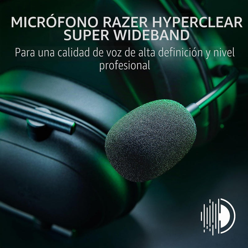 Razer BlackShark V2 HyperSpeed Wireless PC Gaming Headset, 2.4GHz, Black