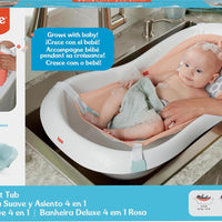 Fisher-Price Sling N Seat 4 en 1 Bañera para Bebé Summer Blossoms Modelo 2