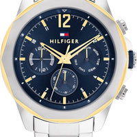 Tommy Hilfiger Men's Multifunction Quartz Watch, Stainless Steel Bracelet 46mm