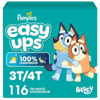Pampers Easy Ups Bluey Calzoncitos de Entrenamiento Tallas 4 a 8