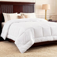 Bedsure California King Comforter Duvet Insert, All Season Bed Comforter, Quilted Down Alternative Duvet, Box Stitched Comforters with Corner Tabs, Washable, 102 x 96 Inches (White)