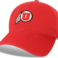 Legacy NCAA Officially Licensed Baseball Hat, Utah Utes, Lightweight Cap for Men & Women, Relaxed Twill Adjustable (EZA), Scarlet, One Size Fits Most, Adjustable Fabric Closure