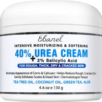 Ebanel Urea Cream 40% plus Salicylic Acid 2% for Dry Cracked Feet Skin