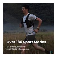 Reloj inteligente Amazfit T-Rex 3 Pro con pantalla AMOLED de zafiro, bisel de titanio y GPS de doble banda