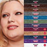 Revlon ColorStay Lápiz Delineador de Ojos Resistente al Agua, Anti-Manchas, Larga Duración, Acabado Mate, 202 Black Brown