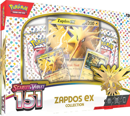 Pokemon TCG Escarlata y Violeta 3.5 Pokemon 151 Caja Zapdos Ex