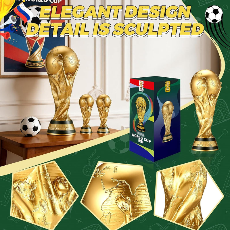 Replica of the 2026 World Cup trophy
