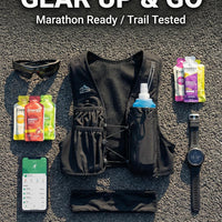 Chaleco de correr para mujeres y hombres, patente de EE. UU., correas ajustables para el