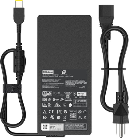330W Slim Charger Compatible with Lenovo Legion 9 9i Pro 7 7i Pro 5 5i Gen 8 9 16IRX9H 16IRX8H 16ARX8H 16IRX9 16IRX8 Gaming AC Adapter, RTX 4090 4080 4070 Power Supply