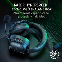 Razer BlackShark V2 HyperSpeed Wireless PC Gaming Headset, 2.4GHz, Black