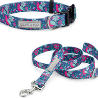 Lucky Love Dog Collar and Leash Set for Large Dogs – Carriebelle, Large