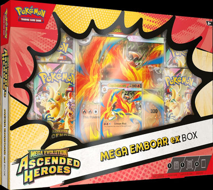 Pokémon TCG: Mega Evolution—Ascended Heroes Mega Meganium/Emboar/Feraligatr ex Box