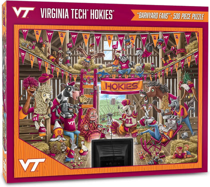YouTheFan NCAA Virginia Tech Hokies “A Read Barnburner” 500 Puzzle