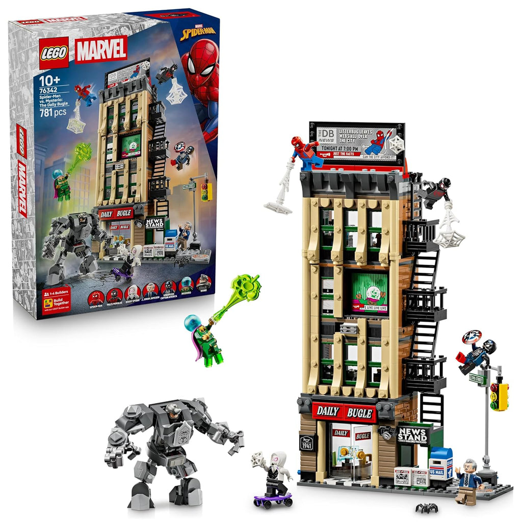 LEGO Marvel 76342 Spider-Man vs. Mysterio Daily Bugle