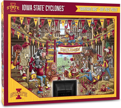 YouTheFan NCAA Iowa State Cyclones “A Read Barnburner” 500 Puzzle