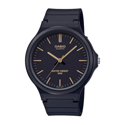 Casio MW240 Series, reloj de cuarzo para hombre con caja grande de resina, fácil de leer, resistente al agua, batería de 3 años