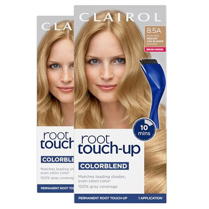Clairol Root Touch Up Permanent Hair Dye, 8.5A Medium Champagne Blonde, 2Pk