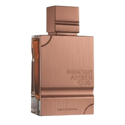 Al Haramain Amber Oud Tobacco Edition for Unisex - Arabian Perfume for Women & Men - Long Lasting Fragrance with Notes of Tobacco Leaf, Cinnamon, Vanilla, Dried Fruit - Arabic Cologne - 2 oz EDP Spray