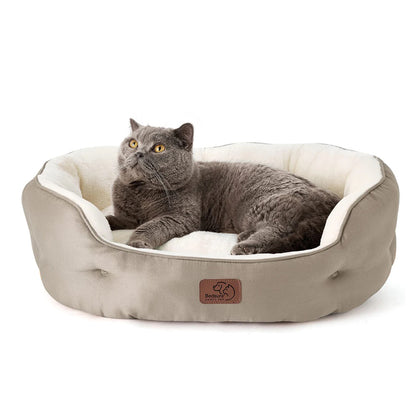 Cama para Mascotas Antideslizante Talla S Camel