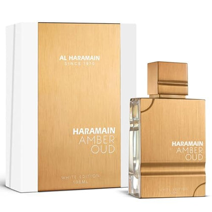 Al Haramain Amber Oud White Edition Eau De Parfum Spray for Unisex 3.4 Ounce