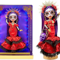 Rainbow High Dia De Los Muertos Maria 11" Doll with Calavera Purse and Light-Up Display