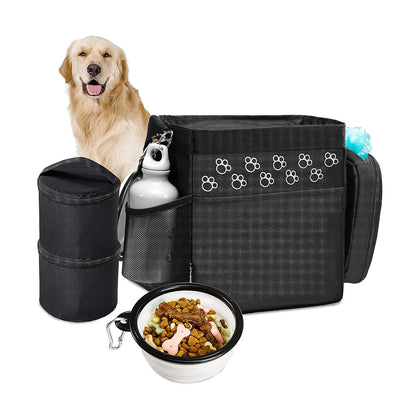 Kit de Viaje para Mascotas Negro