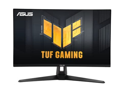 ASUS TUF Gaming 27” 1440P HDR Monitor (VG27AQ3A) – QHD (2560 x 1440), 180Hz, 1ms, Fast IPS, 130% sRGB, Extreme Low Motion Blur Sync, Speakers, Freesync Premium, G-SYNC Compatible, HDMI, DisplayPort