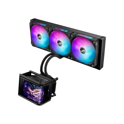 ASUS ROG RYUO IV SLC 360 ARGB, Liquid Heatsink, Black, 3 ARGB Fans